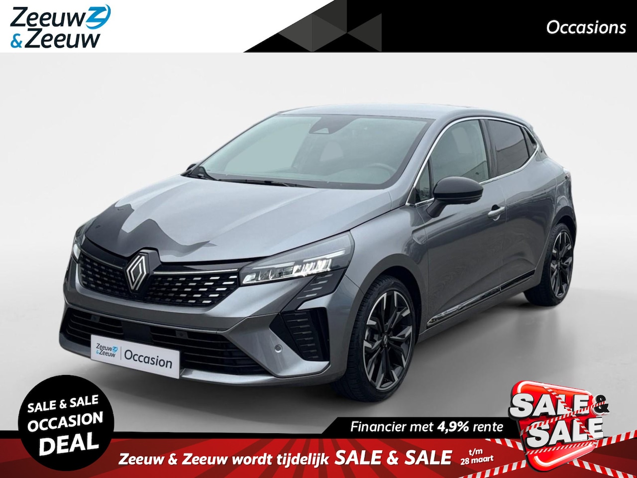 Renault Clio - 145PK E-Tech Full Hybrid Techno | 1e eigenaar | Afneembare Trekhaak | 17" Lichtmetalen Vel - AutoWereld.nl