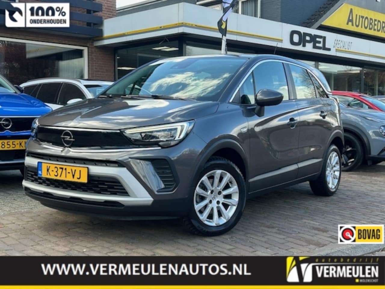 Opel Crossland - 1.2 Turbo 130PK Elegance + 17"/ Navi/ Clima/ Cruise/ Winterpakket/ LED/ Park-assist/ Trekh - AutoWereld.nl