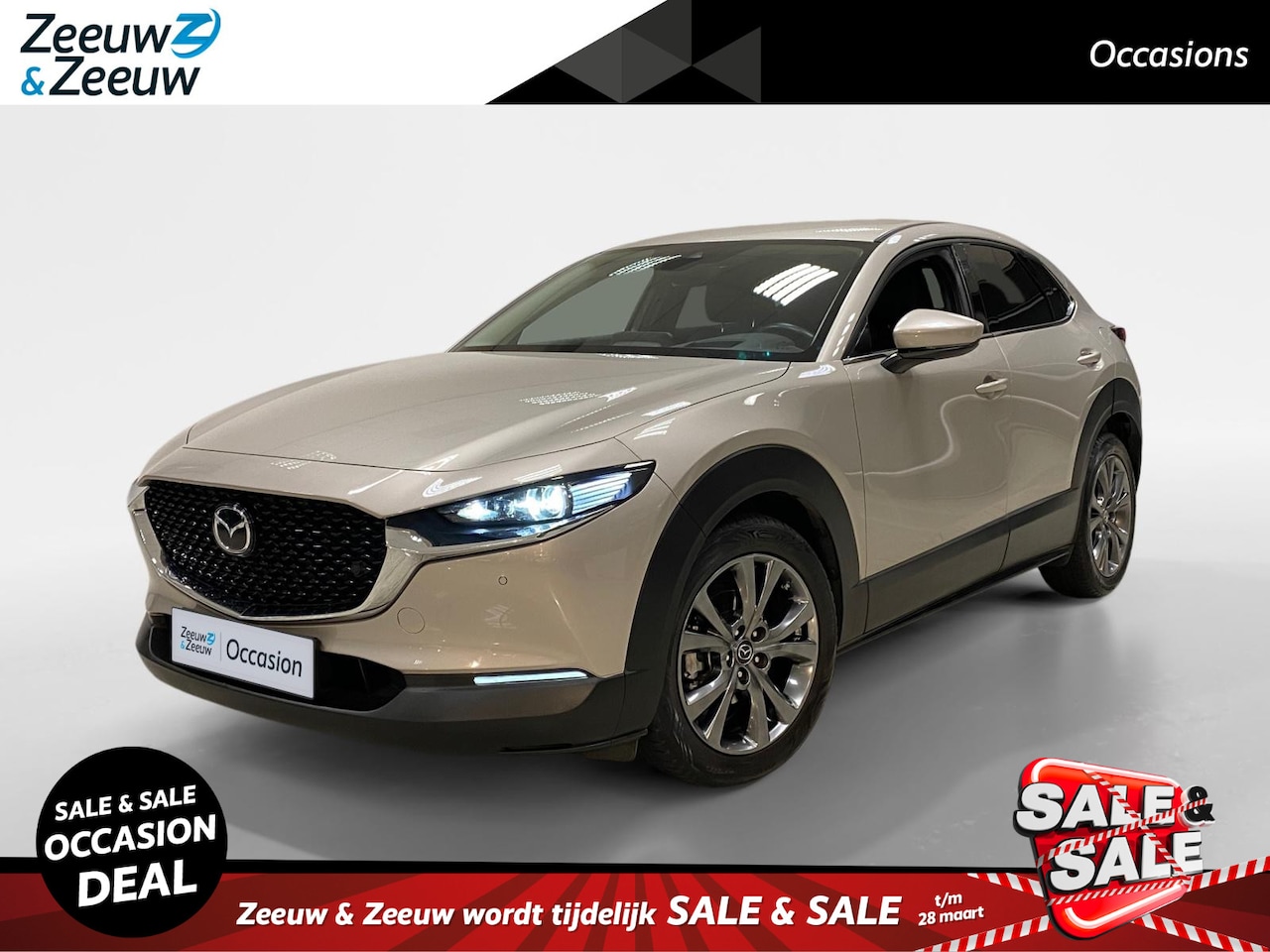 Mazda CX-30 - 2.0 E-SKYACTIVE X | M-HYBRID | LUXURY | AUTOMAAT | TREKHAAK | NL-AUTO | - AutoWereld.nl