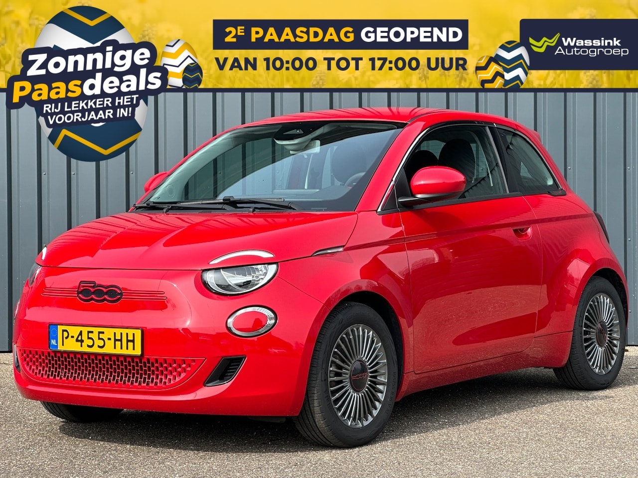 Fiat 500 - 42kWh 118pk Aut Red I Navigatie I 16"LM I Cruise Control I - AutoWereld.nl