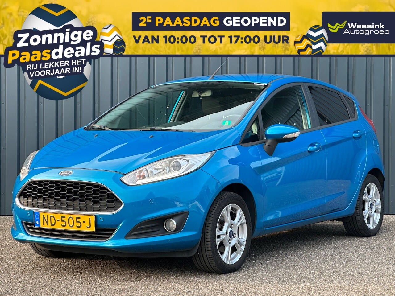 Ford Fiesta - 1.0 80PK 5D S/S Style Ultimate I NL Auto 1e Eigenaar I Parkeersensoren V+A I Lichtmetaal 1 - AutoWereld.nl