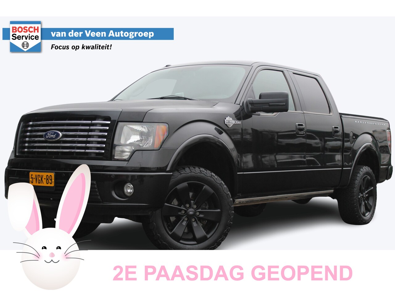 Ford F150 - 5.4L V8 Harley Davidson AWD LPG | MARGE AUTO | Luchtvering | 200L Prins LPG installatie | - AutoWereld.nl