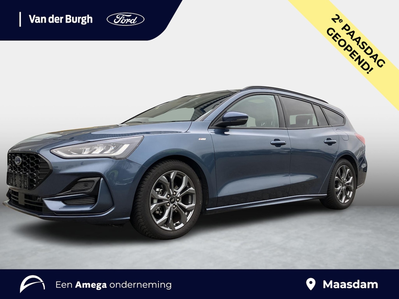 Ford Focus Wagon - ST-Line 1.0 ECOboost Hybrid 155pk automaat  - Panoramadak - WinterPack - AutoWereld.nl