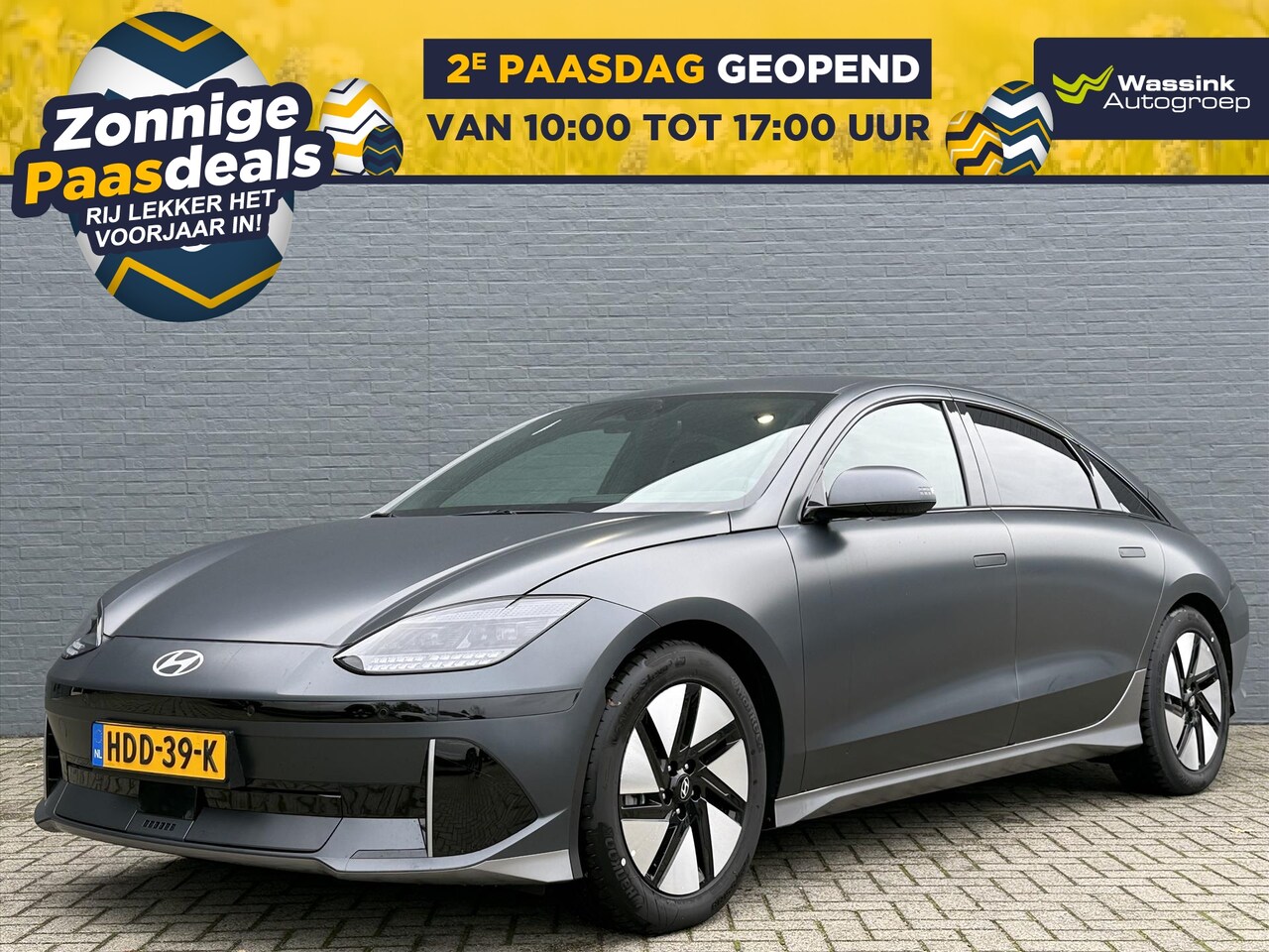Hyundai IONIQ 6 - 77,4 kWh 229pk RWD Connect| DEMO | Navigatie | Stoel & Stuurverwarming | Led Verlichting | - AutoWereld.nl
