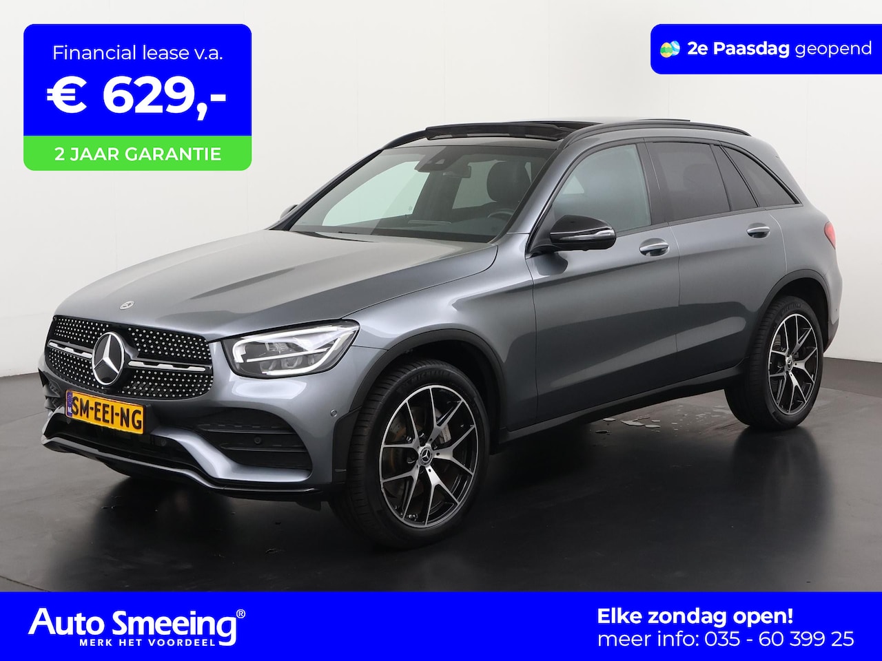 Mercedes-Benz GLC-klasse - 300e 4MATIC AMG Night | Panoramadak | 360 Camera | Stoelverwarming | Zondag Open! - AutoWereld.nl