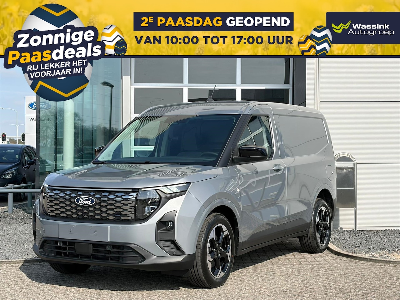 Ford Transit Courier - Elektrisch 136pk Limited | Navigatie | Adaptive Cruise | Trekhaak - AutoWereld.nl