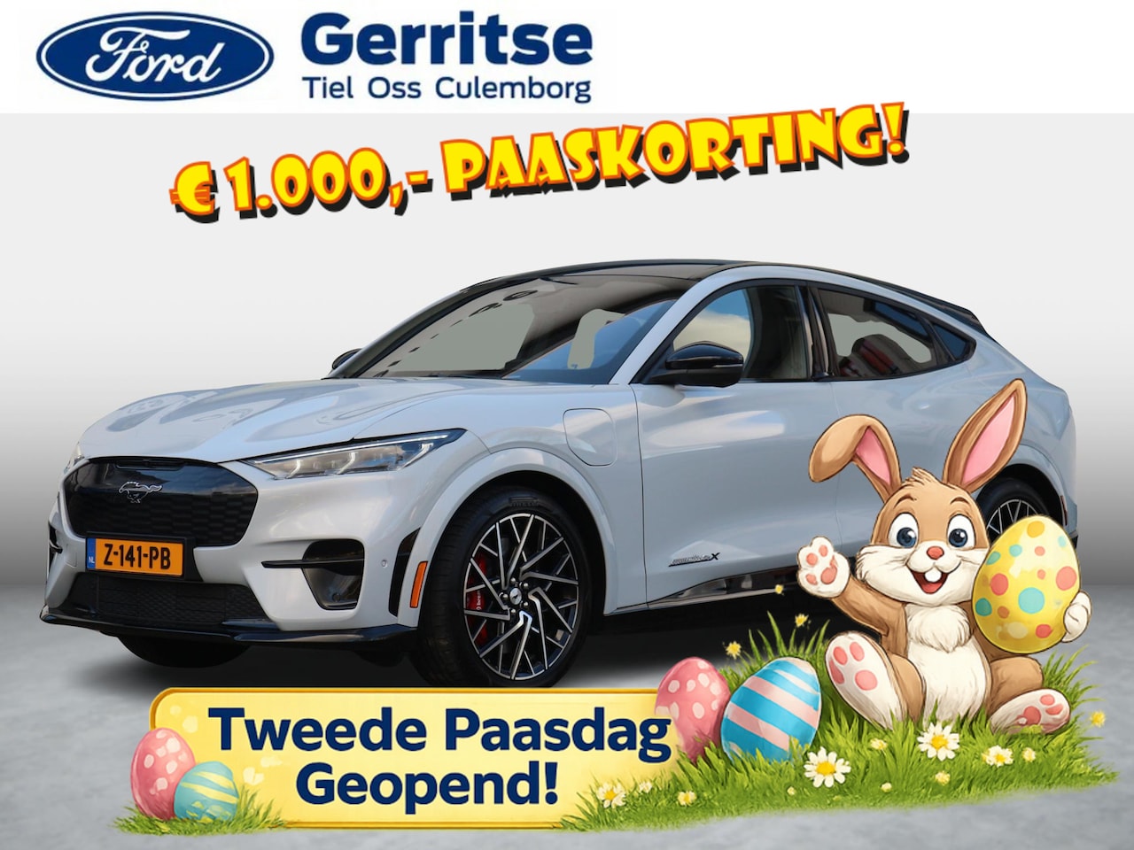 Ford Mustang Mach-E - GT Extended AWD 98 kWh | 487 PK | Panoramadak | Suede Bekleding | Apple Carplay - Android - AutoWereld.nl