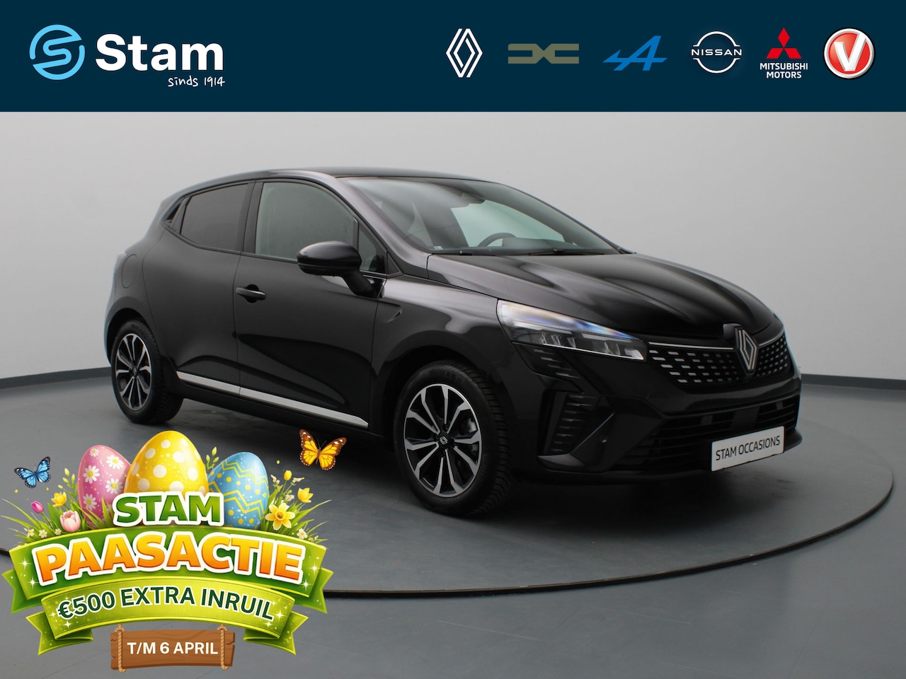 Renault Clio - E-Tech Full Hybrid techno 145pk 360° Camera | Cruise | Navi | Parkeersens. v+a | Stoel-/st - AutoWereld.nl