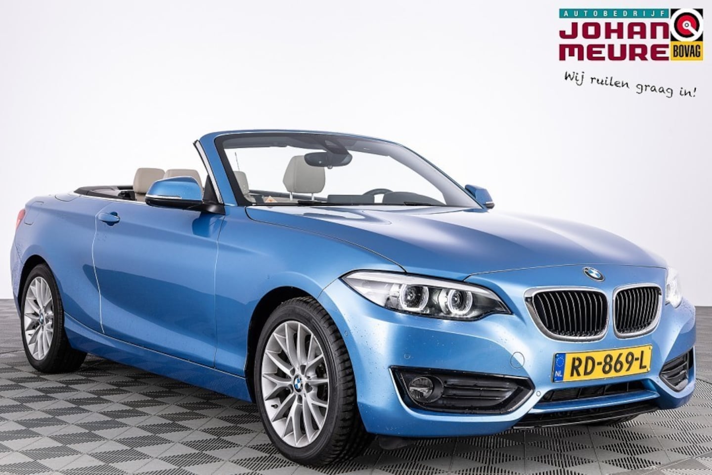 BMW 2-serie Cabrio - 230 i High Executive Automaat | LEDER | LED *GOEDE VRIJDAG + 2e PAASDAG OPEN!* - AutoWereld.nl
