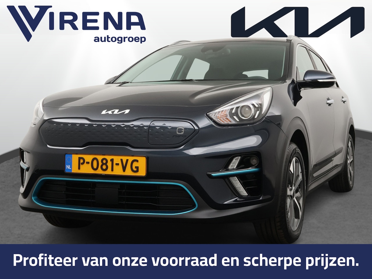 Kia e-Niro - DynamicLine 64 kWh - SOH 93,5% Automaat - Navigatie - Adaptief Cruise Control - Climate Co - AutoWereld.nl