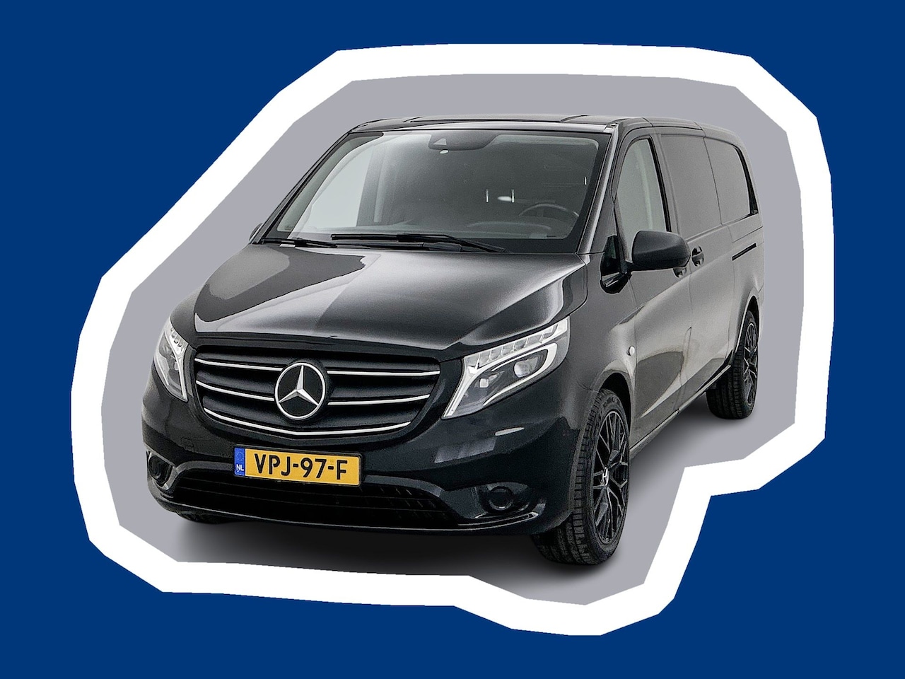 Mercedes-Benz Vito - 116 CDI Extra Lang 2x schuifdeur Led 19 inch lichtmetaal Trekhaak Navigatie Camera Stoelve - AutoWereld.nl