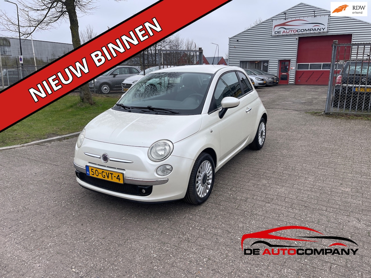 Fiat 500 - 1.4-16V Lounge - Nette auto - AutoWereld.nl