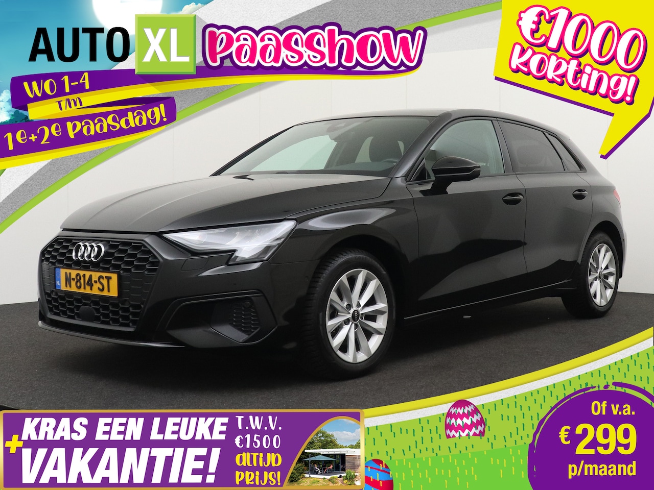 Audi A3 Sportback - 30 TFSI 111 PK Aut. Sport Pano-Dak Camera Adapt. Cruise - AutoWereld.nl