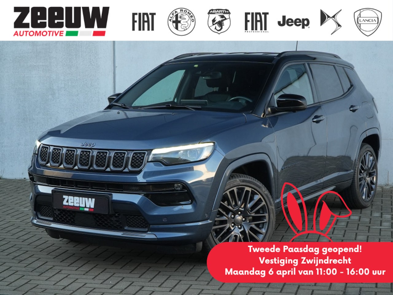 Jeep Compass - 4xe 240 PK Hybrid S | Leder | Navi | Winter | 360Cam | 19" - AutoWereld.nl