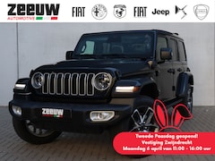 Jeep Wrangler Unlimited - 4xe 380 PK Sahara | Schuifdak | Leder | Camera | Navi | 20"