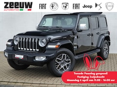 Jeep Wrangler Unlimited - 4xe 380 PK Sahara | Leder | Soft Top | Overland | Camera | 18"