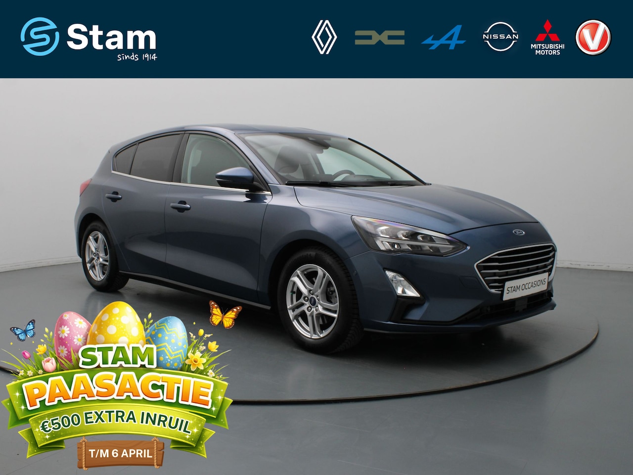 Ford Focus - EcoBoost 125pk Titanium Business Camera | Cruise | Parkeersens. v+a | Stoel-/stuur-/voorru - AutoWereld.nl