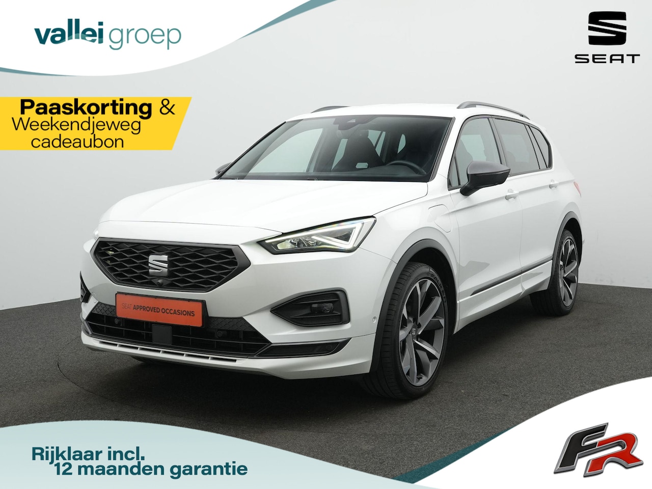 SEAT Tarraco - 1.4 TSI e-Hybrid 245 pk PHEV FR | Trekhaak | 360 camera | Geheugenstoel | Adaptief onderst - AutoWereld.nl