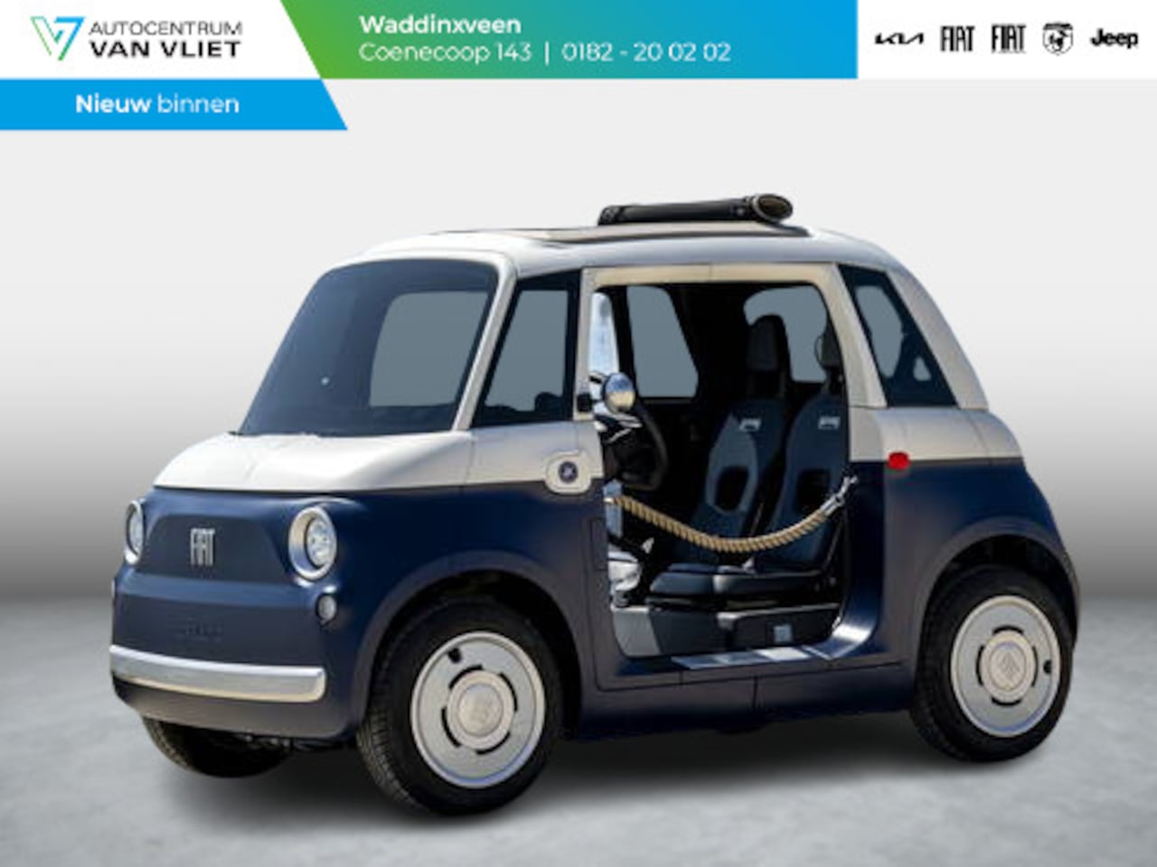 Fiat Topolino - Dolcevita Vilebrequin | Uit voorraad leverbaar | Actieradius 75km | Rijklaar - AutoWereld.nl