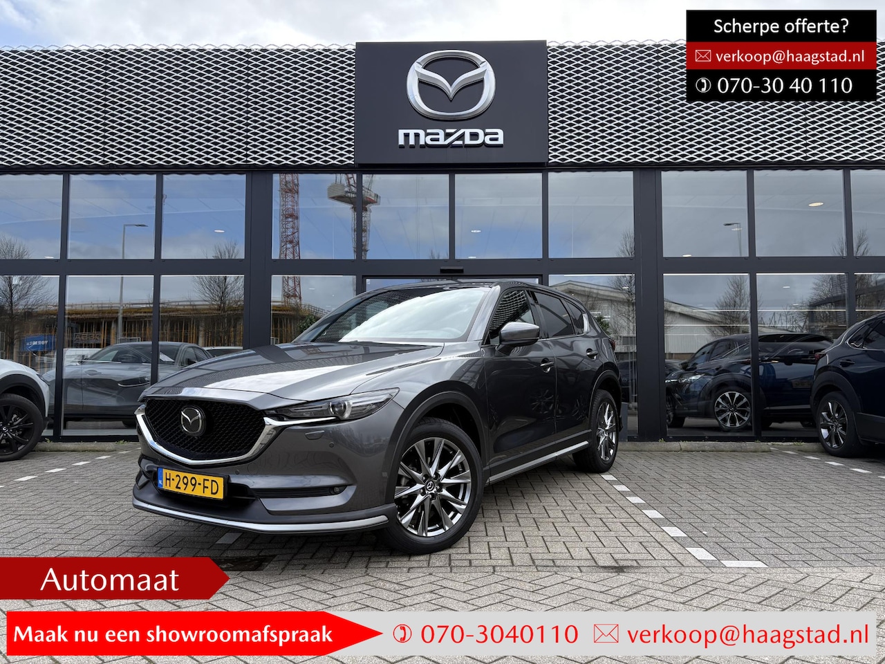 Mazda CX-5 - 2.0 SkyActiv-G 165 Signature Dealer onderhouden / Aero Pack / Meest luxe uitvoering! - AutoWereld.nl