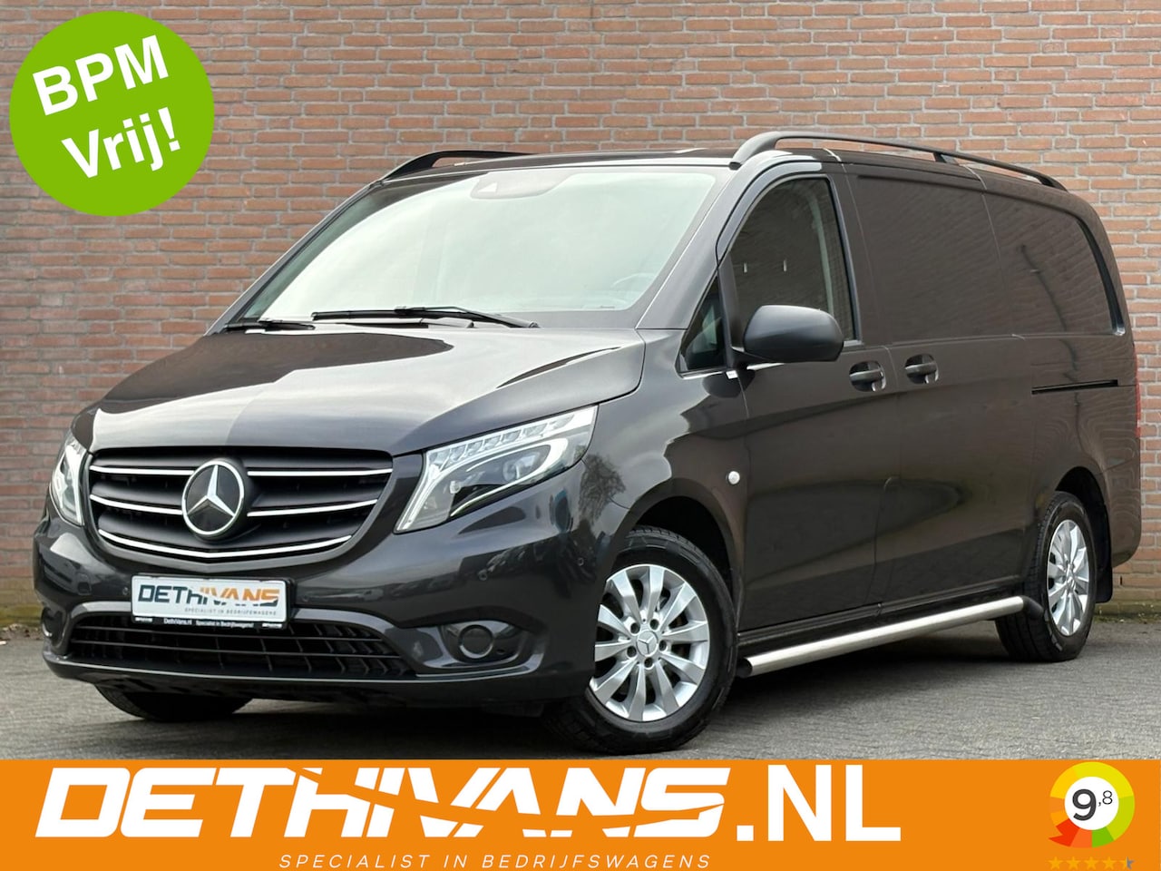 Mercedes-Benz Vito - 116CDI 164PK Lang 9G-Tronic / LED / 2.500kg Trekhaak / Carplay - AutoWereld.nl