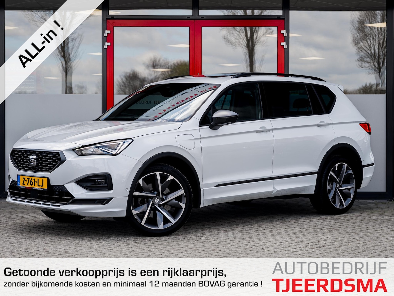 SEAT Tarraco - 1.4 TSI e-Hybrid PHEV FR Business | Trekhaak (wegklapbaar) | Schuif/ Kantel Pano Dak | 360 - AutoWereld.nl