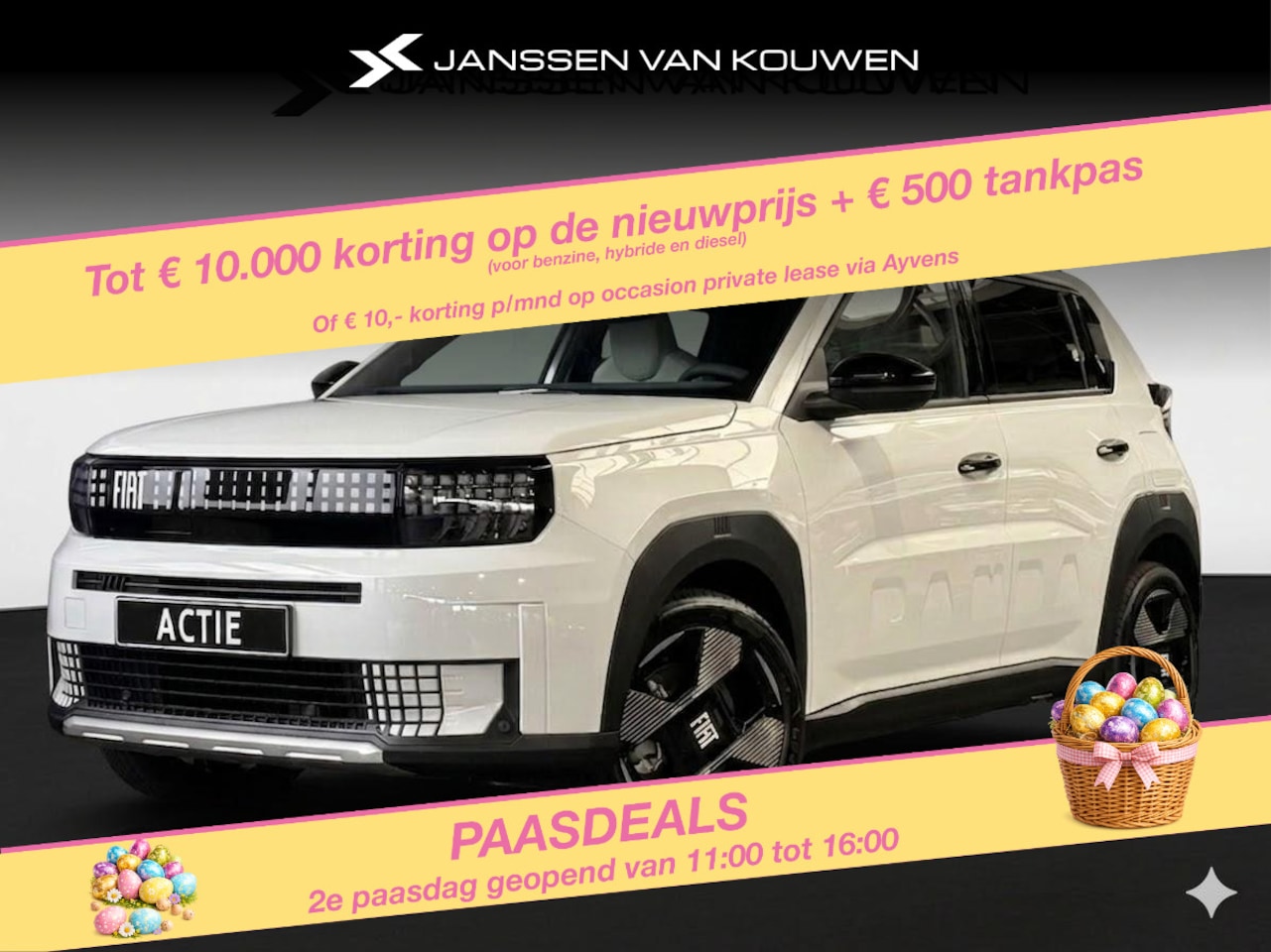 Fiat Grande Panda - La Prima 11 kW 44 kWh / 2+6 jaar garantie / VOORDEEL - AutoWereld.nl