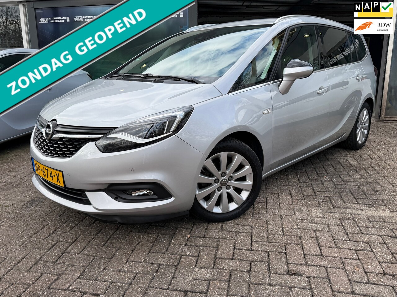 Opel Zafira - 1.4 Turbo Innovation 7p. | 2E EIGENAAR | 12MND GARANTIE | 7 PERS | NAVI | CAMERA | LMV | - AutoWereld.nl
