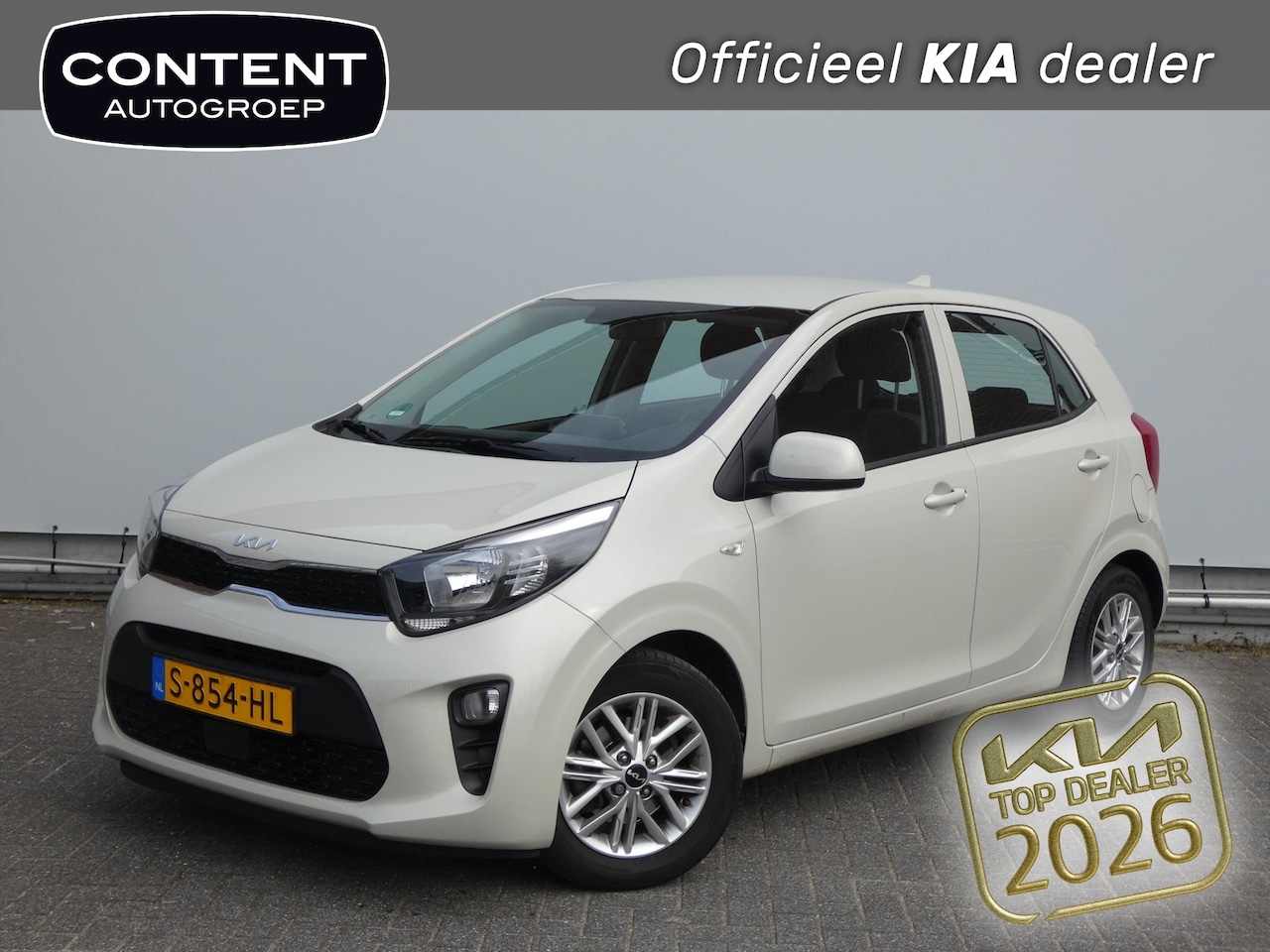 Kia Picanto - 1.0 DPi AMT 67pk 4-zits DynamicLine AUTOMAAT / Apple Car Play Android Auto - AutoWereld.nl