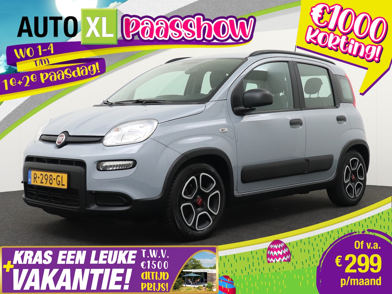 Fiat Panda - 1.0 Hybrid City Life 5-Pers Apple Carplay/Android Auto DAB - AutoWereld.nl