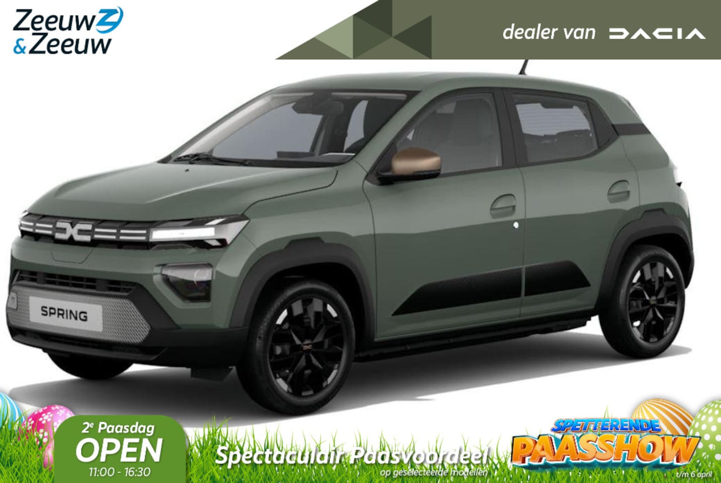 Dacia Spring - (Zeeuw & Zeeuw Private Lease Actie v.a. € 279,-) Extreme 100 | Wij maken graag een Private - AutoWereld.nl