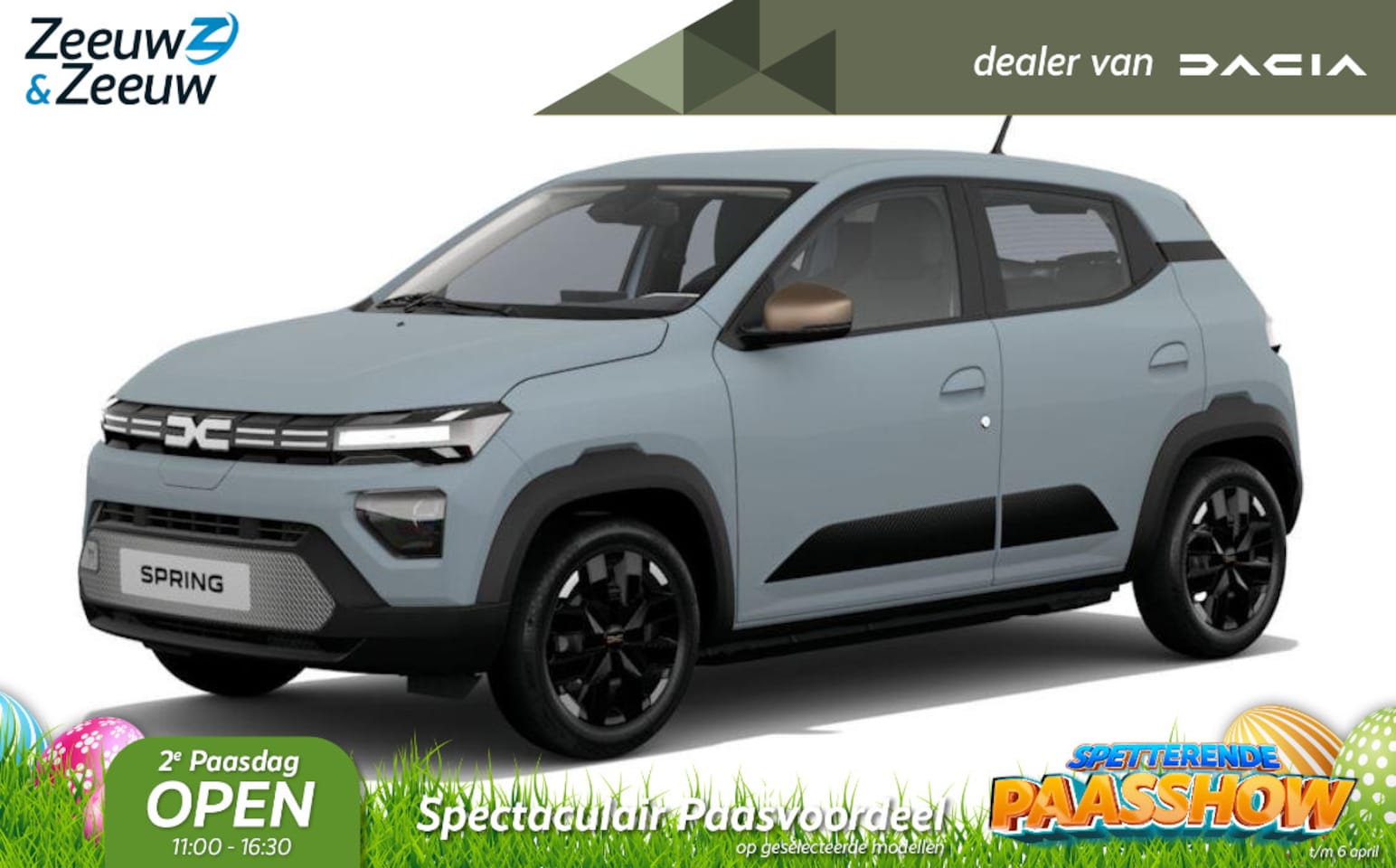 Dacia Spring - (Zeeuw & Zeeuw Private Lease Actie v.a. € 279,-) Extreme 100 | Wij maken graag een Private - AutoWereld.nl