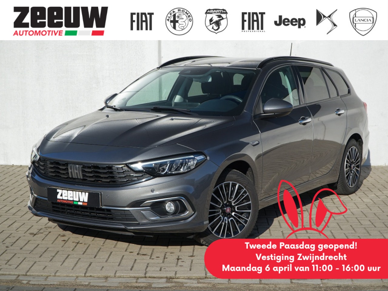 Fiat Tipo Stationwagon - 1.0 Life 100 PK | Carplay | Camera | Trekhaak | Keyless | 17" - AutoWereld.nl