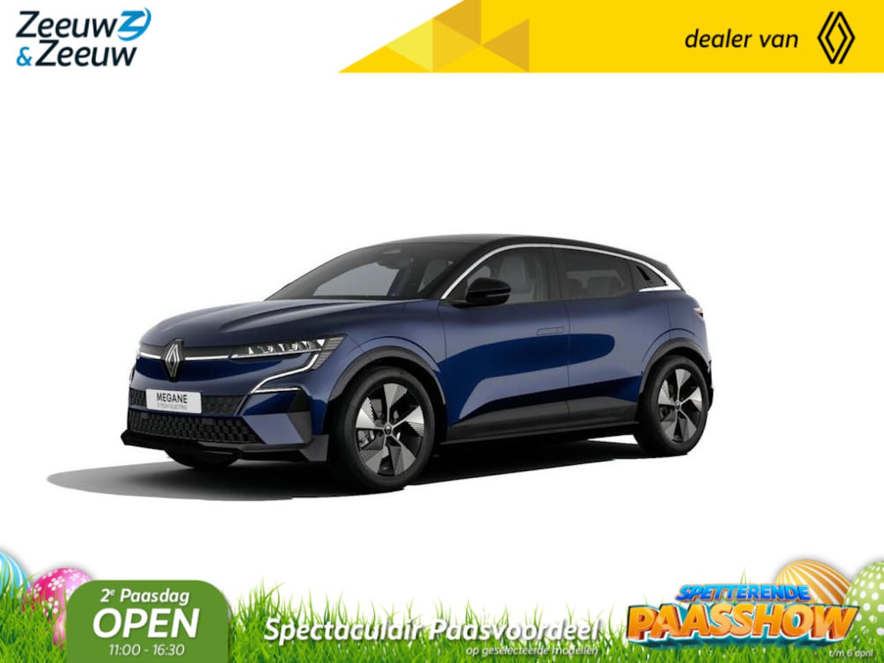 Renault Mégane E-Tech - Comfort Range Techno 60 kWh | NU met € 7500,- Zeeuw & Zeeuw voorraad korting en met GRATIS - AutoWereld.nl