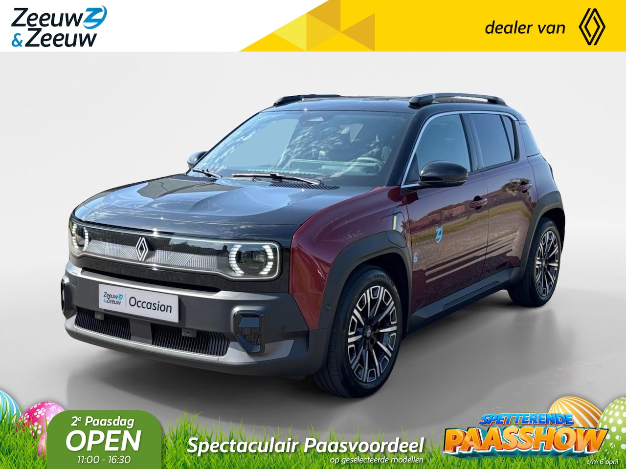 Renault 4 - Comfort Range Iconic 52 kWh Automaat | DEMO | Elektrische Klep | Zwarte Motorkap | Camera - AutoWereld.nl