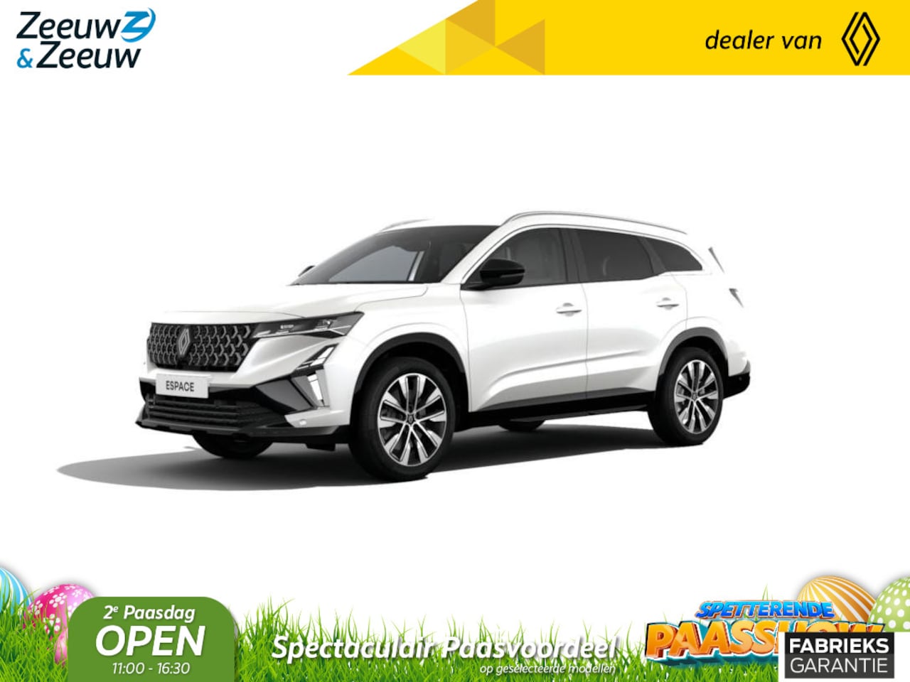 Renault Espace - E-Tech full hybrid 200 techno 7p. Nieuw model | Nu met € 2500,- Zeeuw & Zeeuw voorraadkort - AutoWereld.nl