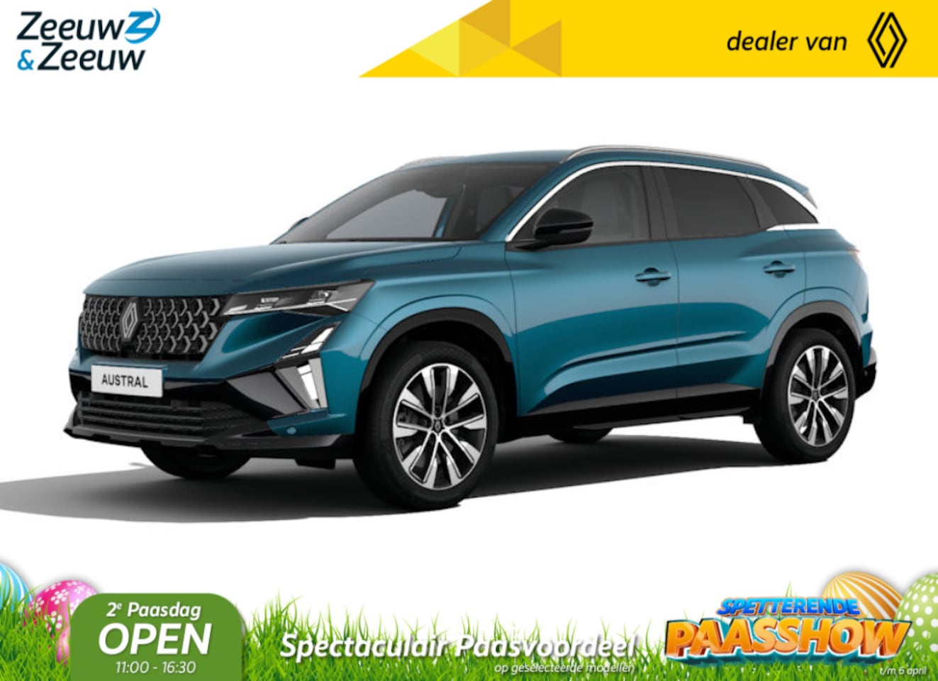 Renault Austral - techno full hybrid E-Tech 200 OP VOORRAAD NU MET €6600,- SALE & SALE KORTING OP=OP  en met - AutoWereld.nl