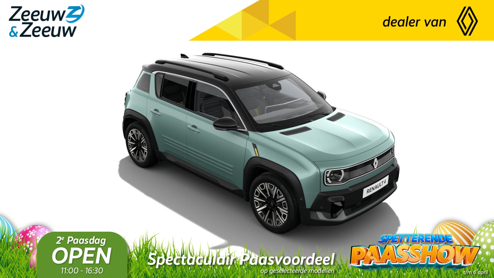 Renault 4 - comfort range iconic 52 kWh | OP VOORRAAD OP =OP  NU MET €2.500,- SALE & SALE KORTING!!! - AutoWereld.nl