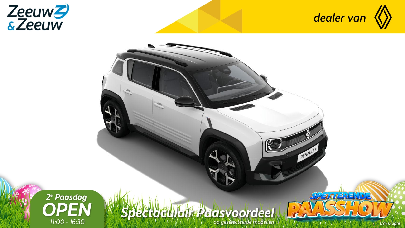 Renault 4 - comfort range techno 52 kWh | OP VOORRAAD OP =OP  NU MET €2.500,- SALE & SALE KORTING!!! - AutoWereld.nl