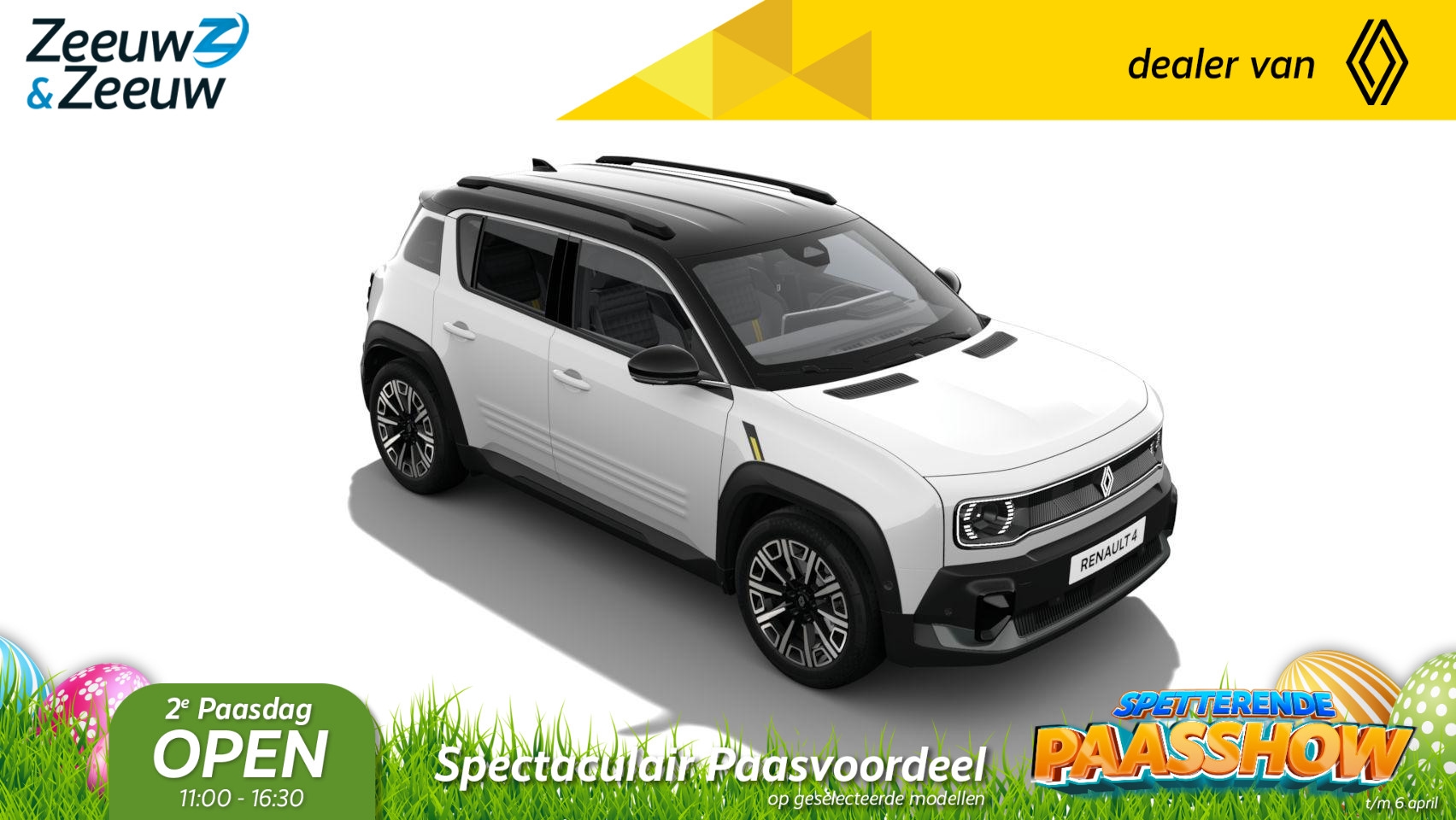 Renault 4 - comfort range iconic 52 kWh | OP VOORRAAD OP =OP  NU MET €2.500,- SALE & SALE KORTING!!! - AutoWereld.nl