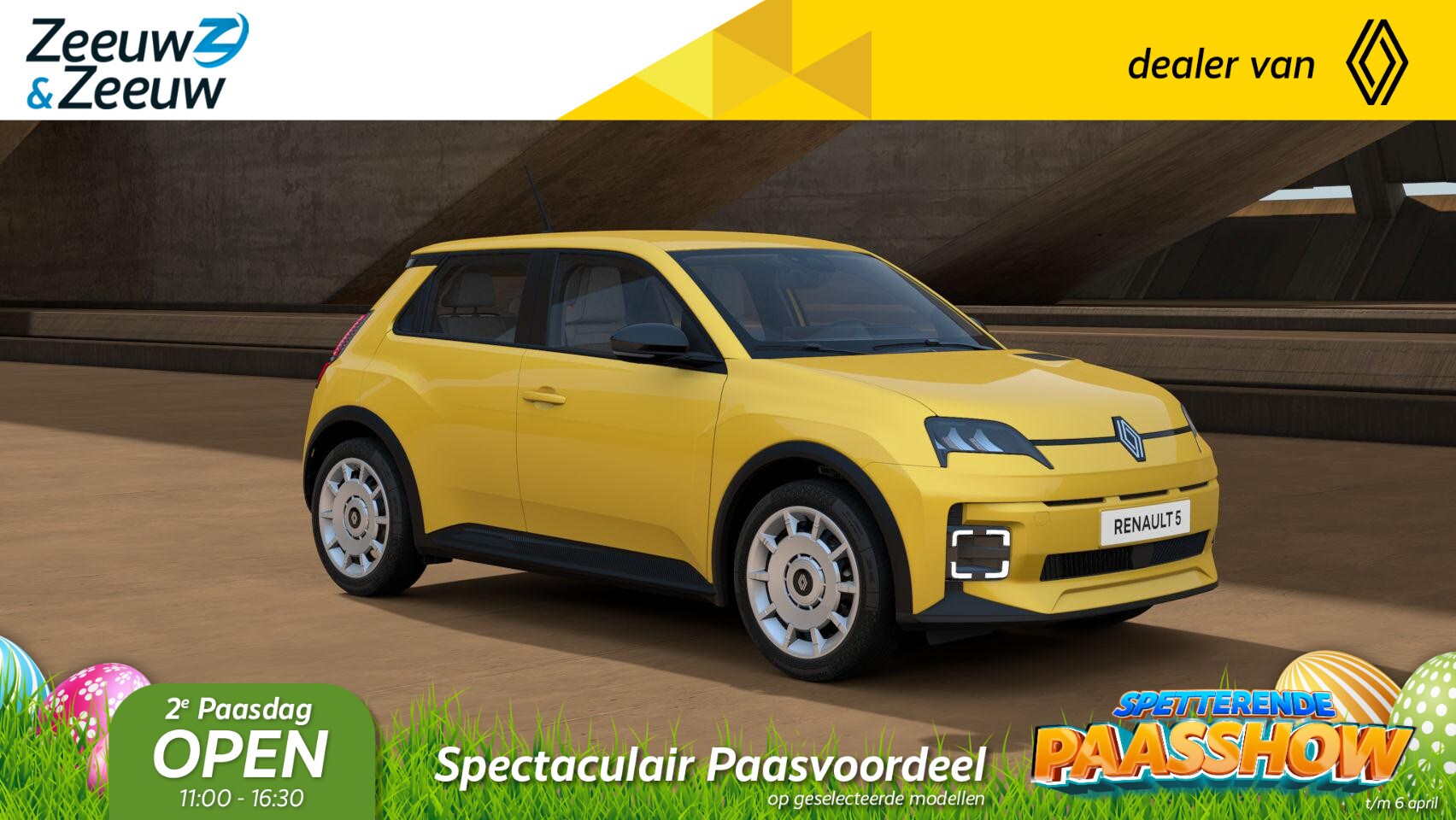 Renault 5 - urban range evolution 40 kWh | NU MET DE ZEEUW EN ZEEUW SWITCH ACTIE voor maar €360,- per - AutoWereld.nl