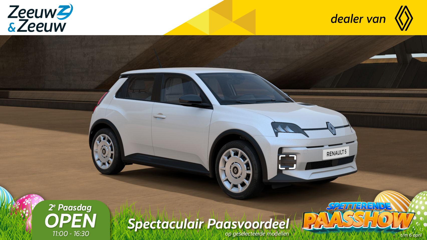 Renault 5 - urban range evolution 40 kWh | NU MET DE ZEEUW EN ZEEUW SWITCH ACTIE voor maar €360,- per - AutoWereld.nl