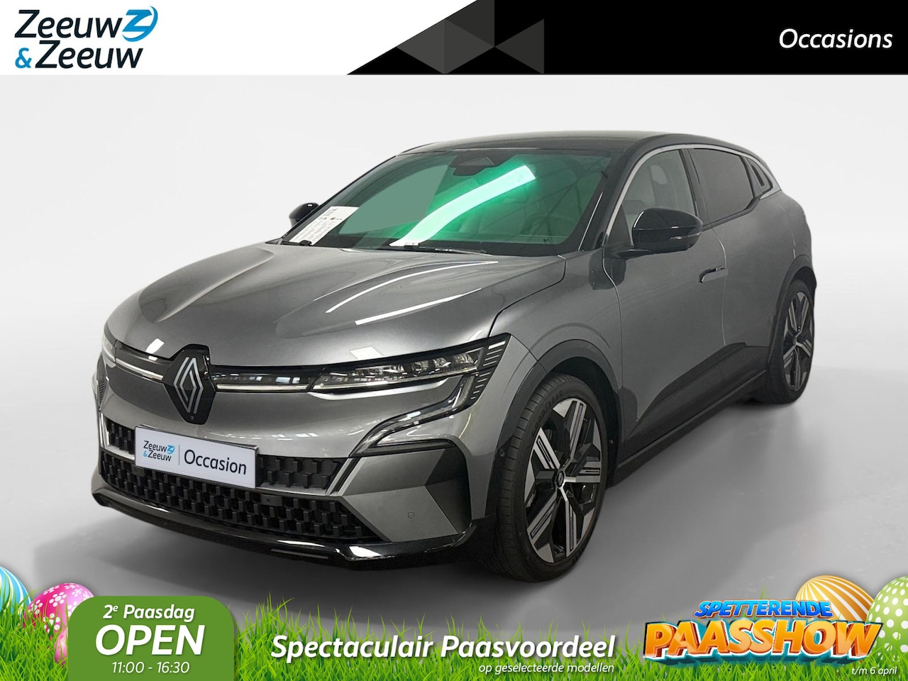 Renault Mégane E-Tech - comfort range iconic 60 kWh AIRCO APPLE CARPLAY/ANDROID AUTO ELEKTRISCH VERSTELBARE VOORST - AutoWereld.nl