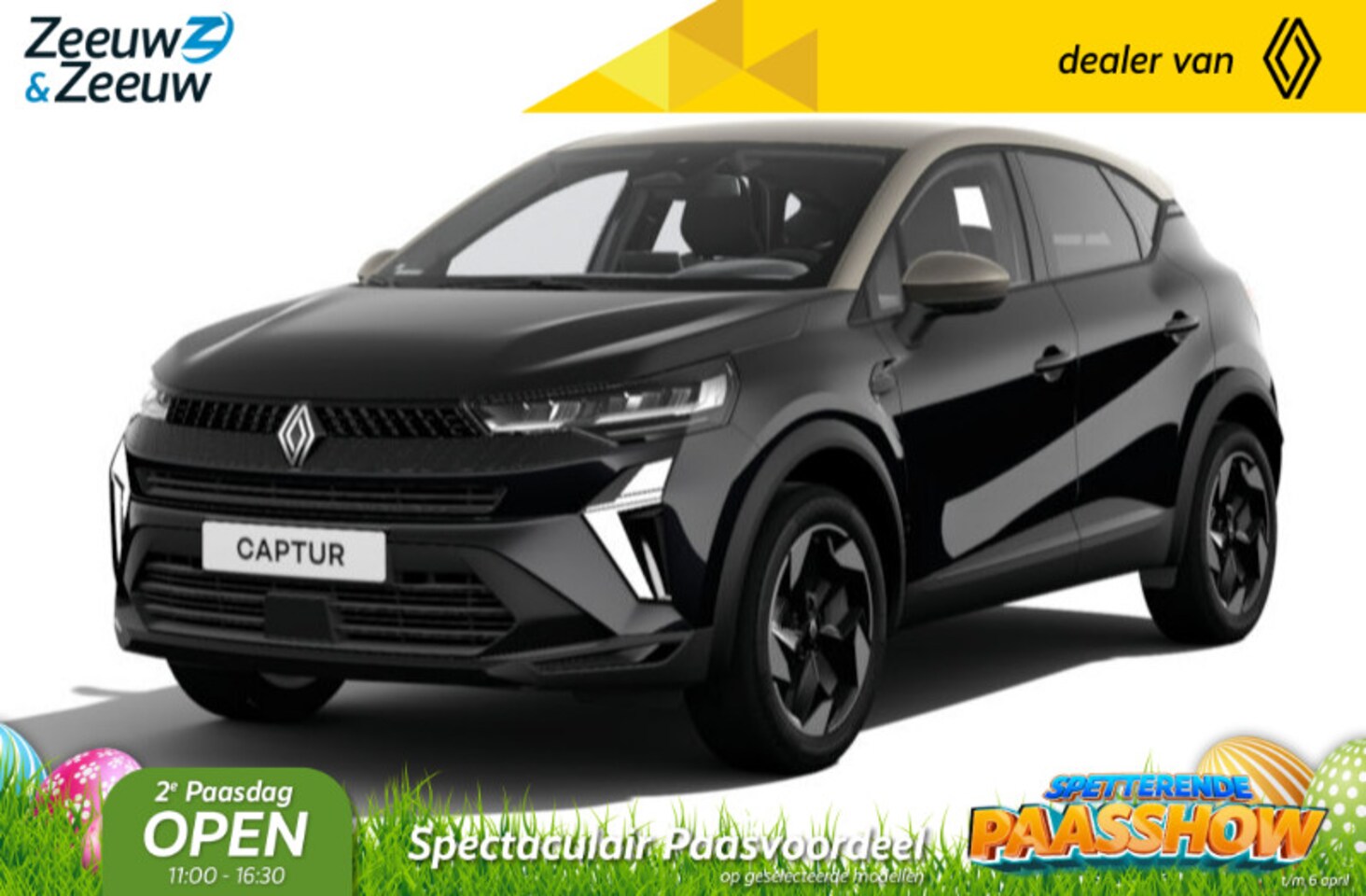 Renault Captur - 1.6 E-Tech full hybrid 160 techno | UIT VOORRAAD LEVERBAAR NU MET €1500 KORTING!!! - AutoWereld.nl