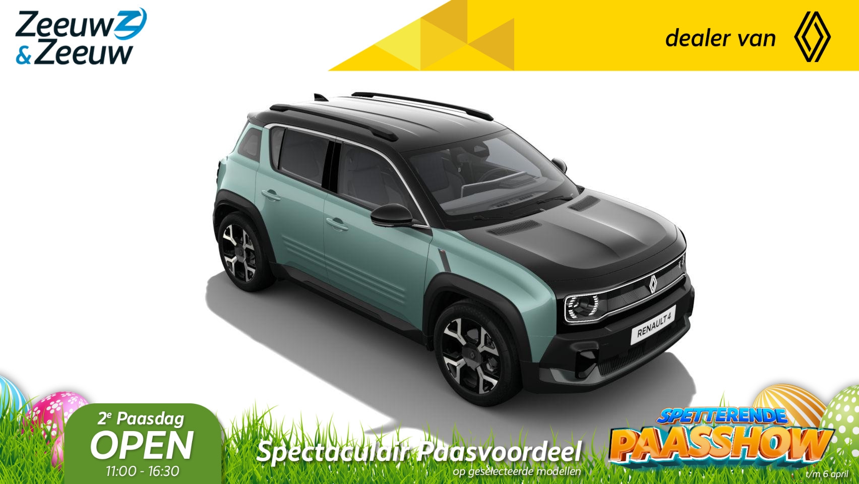 Renault 4 - comfort range techno 52 kWh | OP VOORRAAD OP =OP  NU MET €2.500,- SALE & SALE KORTING!!! - AutoWereld.nl
