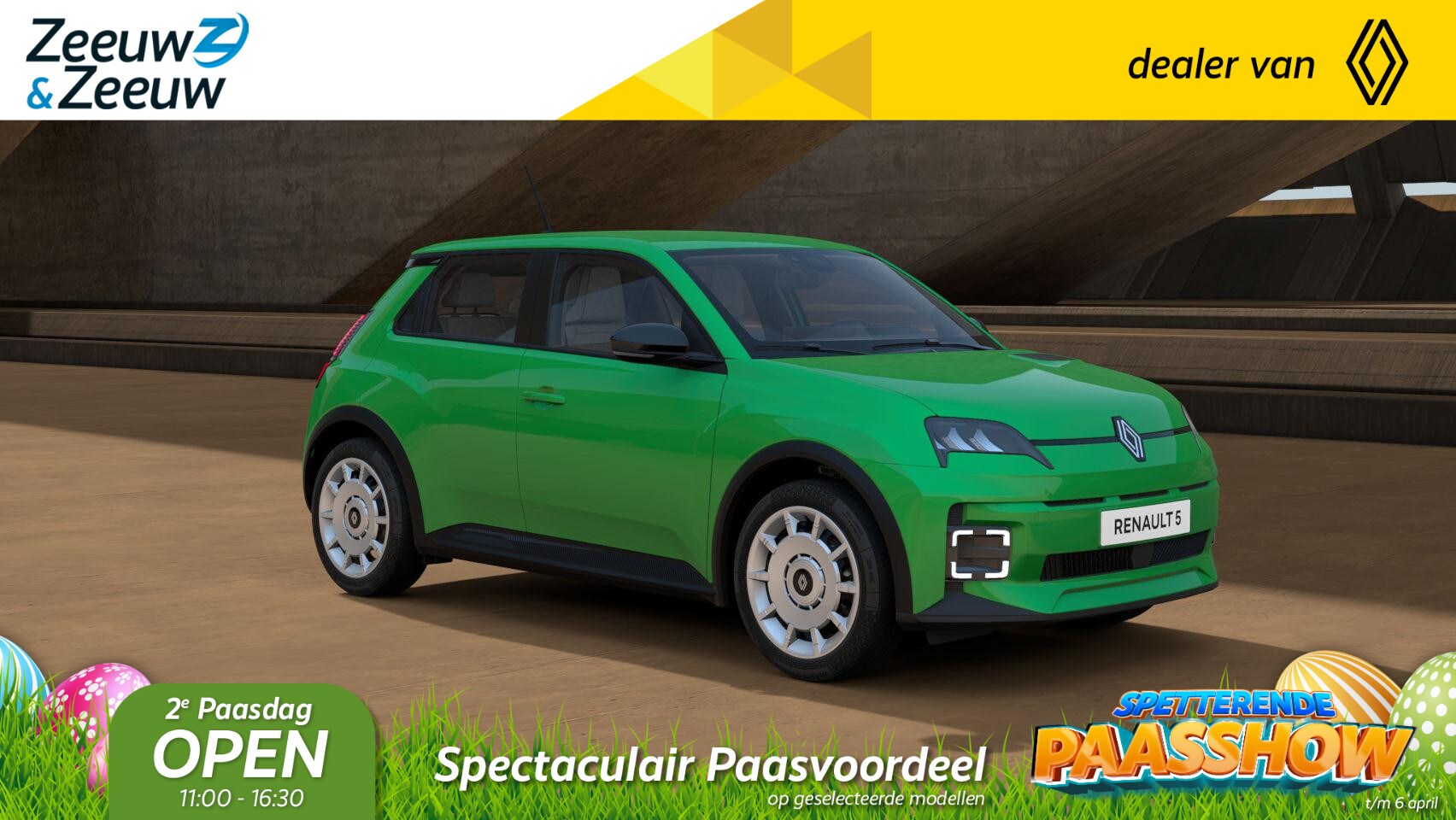 Renault 5 - urban range evolution 40 kWh | NU MET DE ZEEUW EN ZEEUW SWITCH ACTIE voor maar €349,- per - AutoWereld.nl