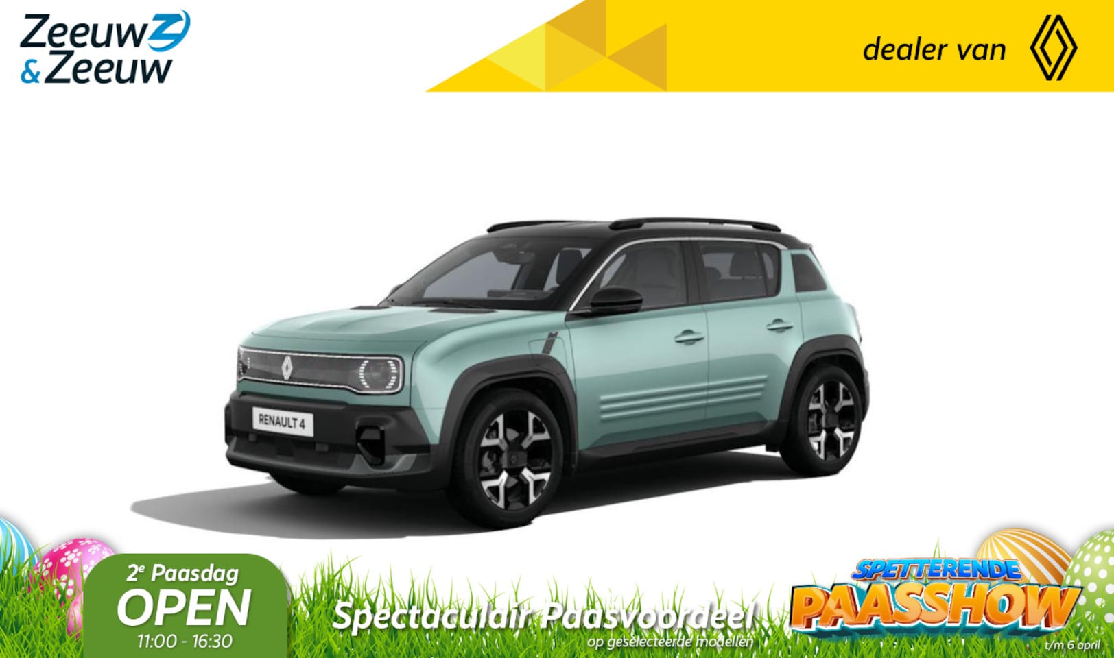 Renault 4 - comfort range techno 52 kWh | € 2500,- Introductiekorting | Adaptive cruise control﻿ | One - AutoWereld.nl