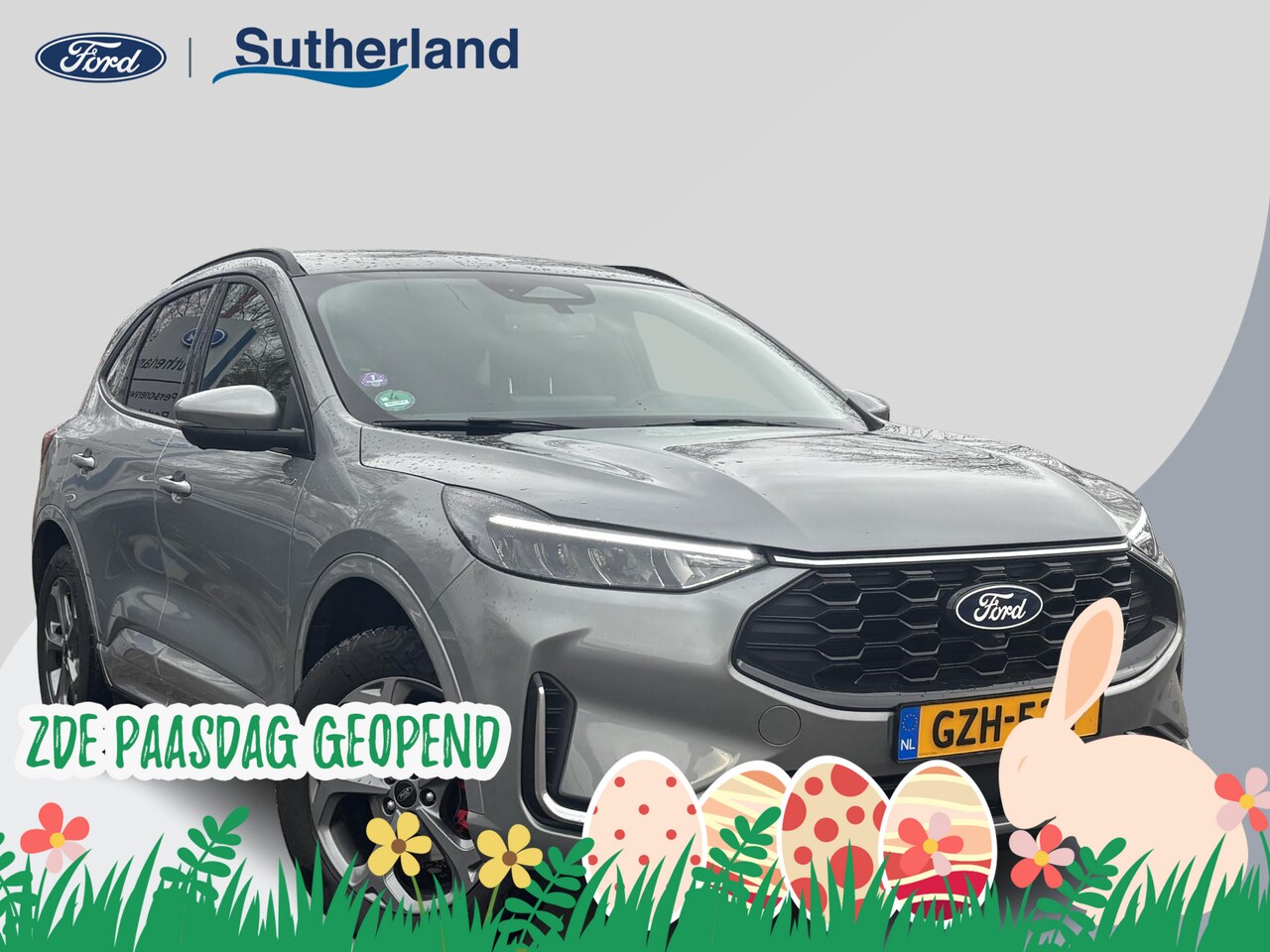 Ford Kuga - 2.5 PHEV ST-Line X 243pk Adaptieve Cruise | Winterpack | Elektrische Achterklep | 2.100kg - AutoWereld.nl