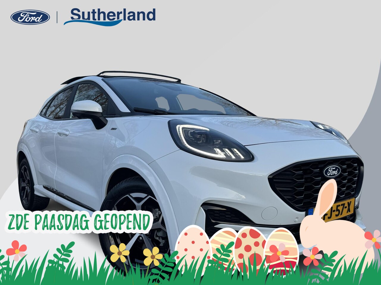Ford Puma - 1.0 EcoBoost Hybrid ST-Line 125pk Automaat | Adaptieve Cruise | | Panorama dak | 360 grade - AutoWereld.nl