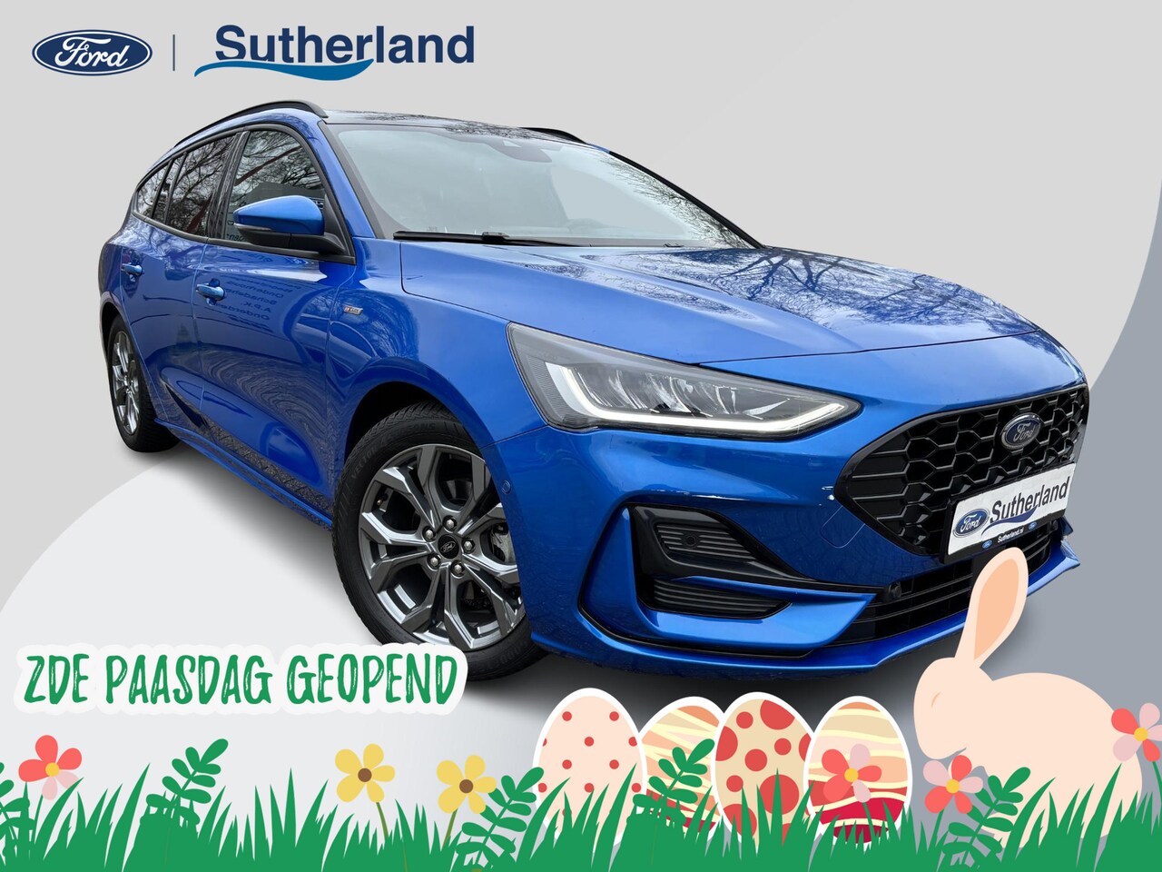 Ford Focus Wagon - 1.0 EcoBoost Hybrid ST Line X | SCI | 155pk | Trekhaak afneembaar | Panoramadak | Bang&Olu - AutoWereld.nl